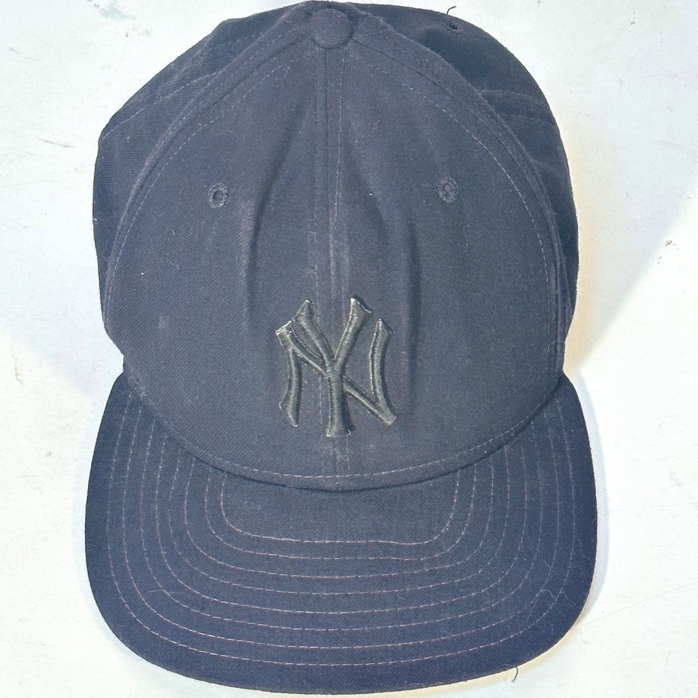 Vintage New Era MLB New York Yankees Baseball Black Snapback Hat Cap
